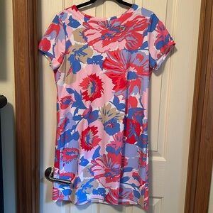 Jude Connally Ella dress in periwinkle wildflower , size large, great condition